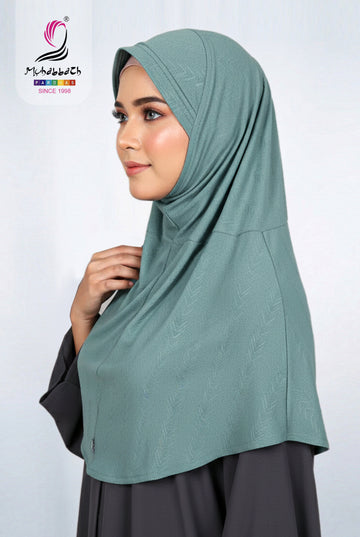Hijab – Plain Printed 4-Way Stretch Hijab (Sage Green)